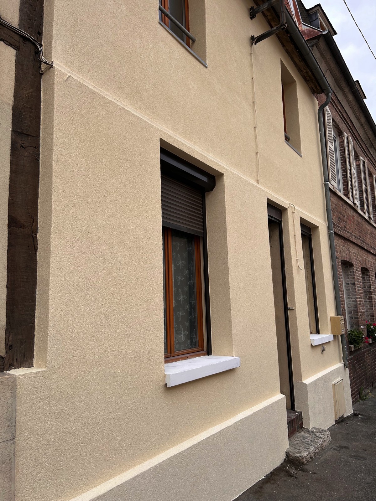 rénover une façade au neubourg en Normandie dans le 27