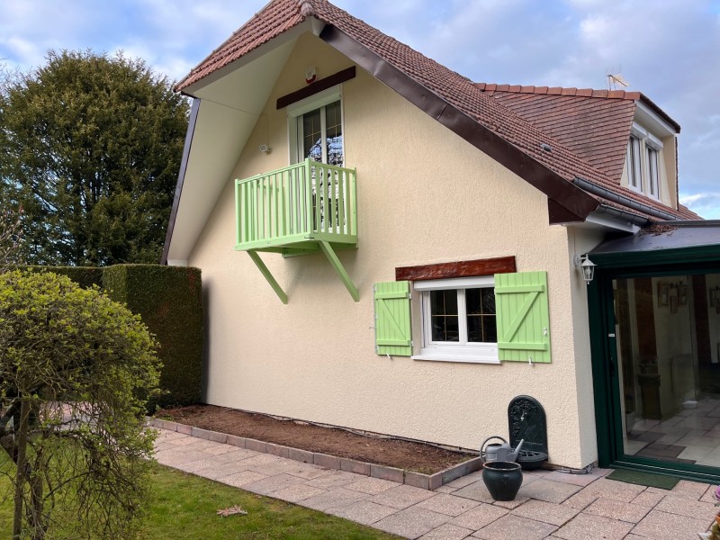 Rénover un ravalement de façade a brionne proche du neubourg dans l’Eure en Normandie dans le 27