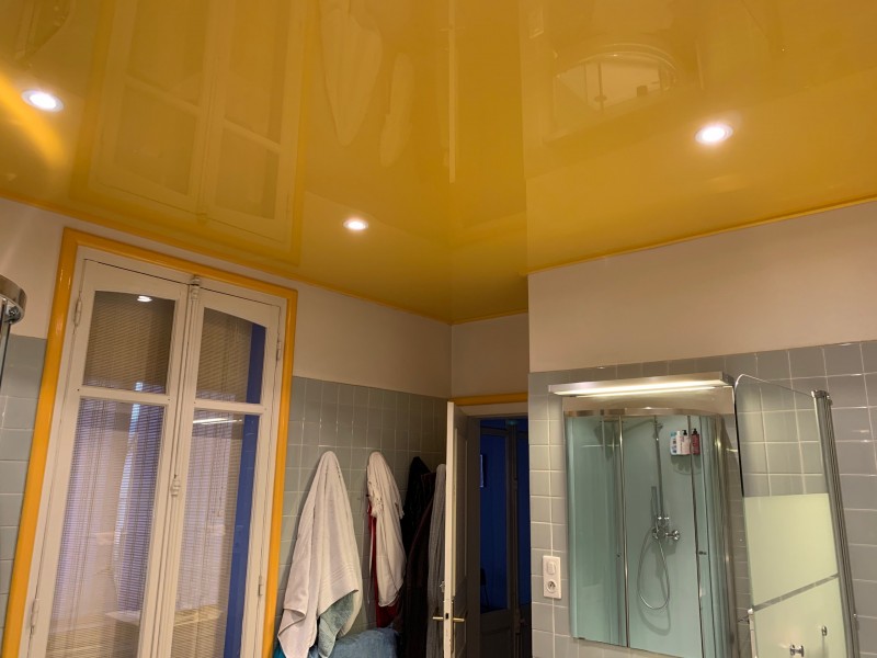 Entreprise de toile tendue à vitot pour la rénovation d’un plafond tendue à vitot proche le neubourg dans le 27