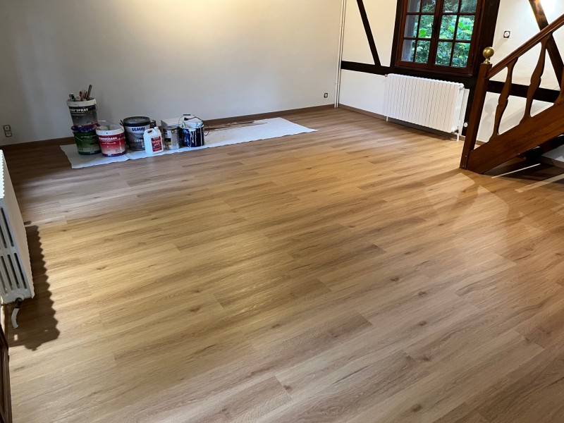 Rénover un sol ancien dans une maison normande à Bernay proche de Evreux en Normandie dans le 27