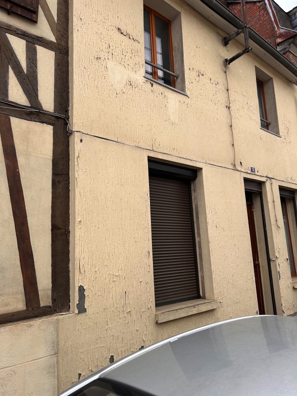 rénover une façade au neubourg en Normandie dans le 27