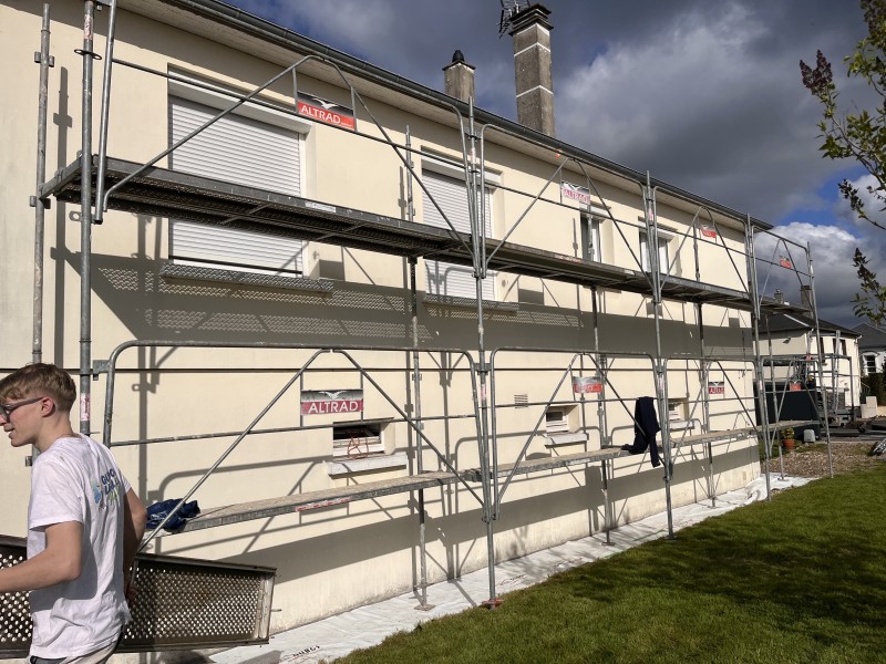 isoler sa maison par l’extérieur à pont audemer dans le 27 en Normandie