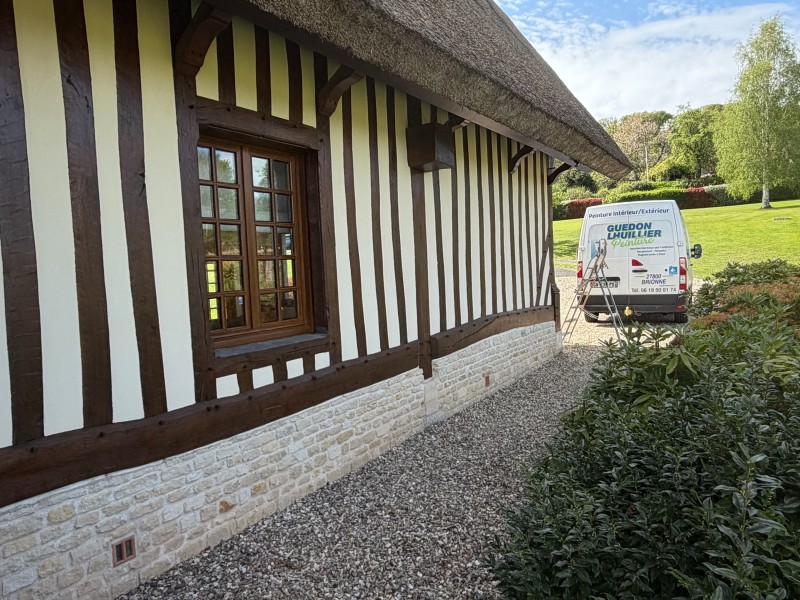 Rénovation extérieur d’une maison normande à deauville dans le 14